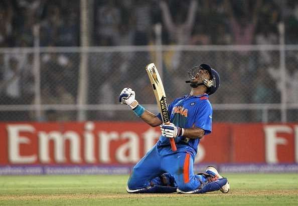 Yuvraj Singh played a stellar all-round role in India's 2011 World Cup triumph